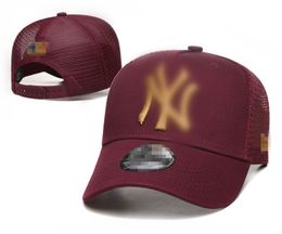 Lettre de design de mode new york hommes chapeaux casquette de baseball casquettes pour homme femme réglable seau chapeau bonnets dôme Top qualité casquette N14