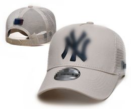 Lettre de design de mode New York hommes chapeaux casquette de baseball casquettes de balle pour homme femme réglable seau chapeau bonnets dôme casquette de qualité supérieure N-8