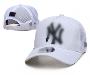 Lettre de design de mode New York Hommes Chapeaux Casquette de baseball Casquettes de balle pour homme Femme Chapeau de seau réglable Bonnets Dôme Casquette de qualité supérieure N-7 X1ZU