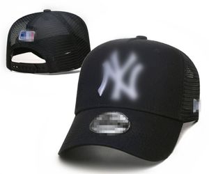 Lettre de design de mode New York Men Chapeaux Capes à balle de casquette de baseball pour homme femme ajusté Backet Hat Bons de top la qualité de qualité supérieure N-4