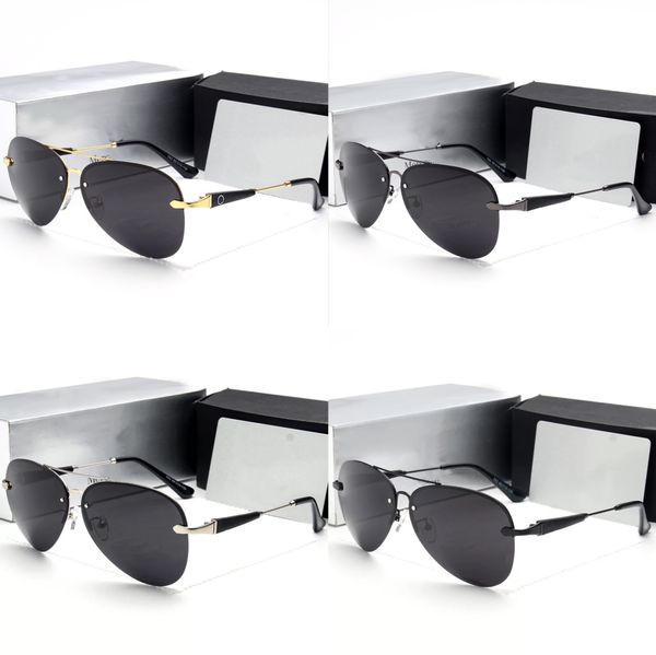 Gafas de sol polarizadas piloto de diseño de moda versión europea de gafas de protección solar de conducción de estilo retro