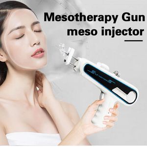 Moda portátil Meso Gun Serum Infusión Microcanalización Nutrición Jet Rejuvenecimiento de la piel Línea fina Eliminación de arrugas Blanqueamiento Salón de mesoterapia