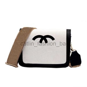 Fashion Design Pu Leather Crossbody Sacs pour les femmes 2024 Version coréenne de luxe Sac à bandoulière simple sac à main et sac à main CC H240410