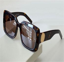 Lunettes de soleil design de mode 1360 cadre en feuille carrée street pop style avant-garde lunettes de protection UV400 extérieures de qualité supérieure avec g5096035