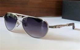 Gafas de sol de diseño de moda BLADE HUMMER II montura de metal piloto retro estilo simple y generoso gafas protectoras uv400 de alta calidad5929248