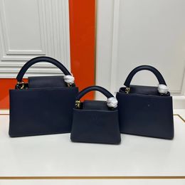 Modeontwerp Klassieke handtas voor dames Effen kleur Krokodillenleer Afneembare brede schouderband Casual Veelzijdige crossbodytas met één schouder