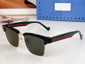 Des lunettes de soleil créatrices de mode 1319S pour femmes hommes acétate de métal verres carrés d'été de la personnalité d'avant-garde style anti-ultraviolet de qualité supérieure avec étui