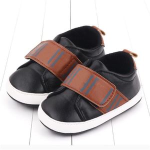 Designer baby-eerste wandelaars PU-leer peuter babyschoen Prewalker schoenen zachte zolen kinderen jongens meisje luxe sneakers