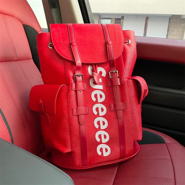 Fashion Designer Zaino Stile Marchi di lusso Red Totes Borsa da donna Uomo Borse da scuola Zaini da viaggio classici da viaggio