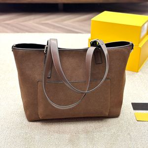 Mode designer tas De cowhide-versie is de meest veelzijdige maat35x30cm stokbrood onderarmzak handheld crossbody tas