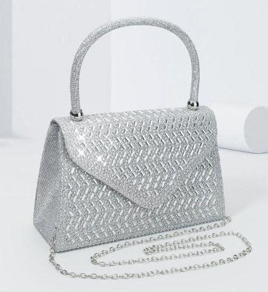 Sac de créateur de mode, fourre-tout, nouveau sac de soirée en diamant pour femmes, sac de demoiselle d'honneur de mariage, sac pour robe de princesse