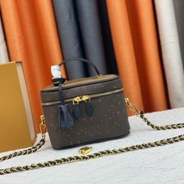 Modedesigner-Tasche für Damen, tragbare Mini-Einkaufstasche, Vintage-geprägte Designer-Umhängetasche, multifunktionale Kettentasche, echtes Leder, Damen-Umhängetasche, Umhängetasche