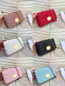 Bolsas de grife Marmont Bolsa de ombro para mulheres bolsa de couro Correntes coração Crossbody bolsas messenger bolsas pretas