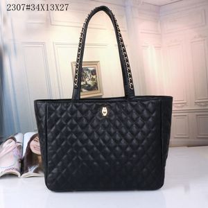 Sacs de créateurs de mode Femmes en cuir noir 34cm Messenger Shopping Bag Lady Sac à bandoulière Sacs à main Sacs à bandoulière Soirée Totes sac Sac à main Casual fourre-tout Portefeuilles