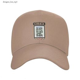 modeontwerper Ball Caps Kith NYC emmer hoed topkwaliteit honkbal cap golf honkbal cap buitenshuis sunshade man cap voor dames heren koffie zwarte kith hoed