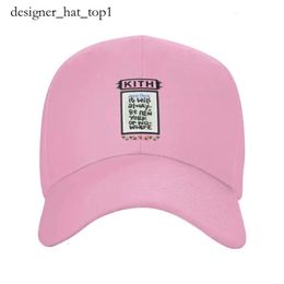 Modeontwerper bal pappen kith nyc emmer hoed topkwaliteit honkbal cap golf honkbal cap buitenshuis sunshade man cap voor dames heren koffie zwarte kith hoed 4702