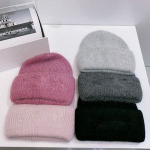 Bannies de créateur de mode pour femmes, casquettes tricotées d'hiver en plein air en plusieurs couleurs, 24548