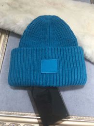 Modeontwerper Beanie Hats heren wollen gebreide glimlachen gezicht schedel petten heren en dames koude pet warme gebreide paar ouder-kind wollen hoed