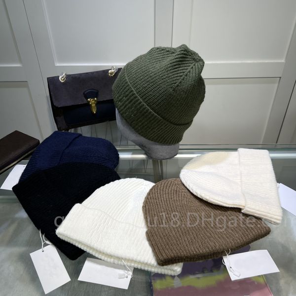 Gorros de diseñador de moda con estampado de letras Sombrero cálido de invierno para mujeres Hombres 5 colores