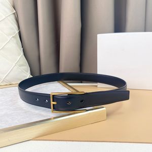 Mode Designer Riem 2.0/3.0 CM Goud Zilver Hardware Mode Vrouwen Riemen Echt Leer Zwart Kleur Dame Bruiloft Feestjurk Taille Riemen met Doos