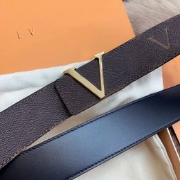 Ceinture de créateur de mode Ceinture à boucle en cuir de haute qualité avec boîte de luxe de marque hommes femmes ceintures de lettre emblématiques meilleure qualité