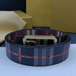 Cinturón de diseñador de moda para hombres y mujeres, cinturones para hebilla dorada y plateada, cintura a rayas, ceinture de doble cara, vestido formal, jeans, cinturilla, ancho 3,8 cm