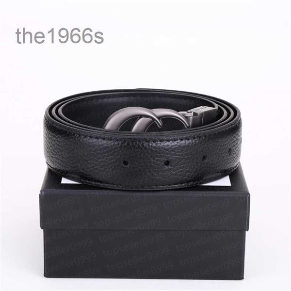 Ceinture de créateur de mode pour hommes et femmes avec grande boucle, ceintures de luxe de haute qualité, boîte de marque classique UUG1