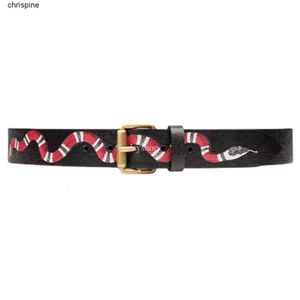 Ceintures de créateurs de mode noir serpent motif animal aiguille boucle ceinture hommes femmes ceinture ceinture pour cadeaux