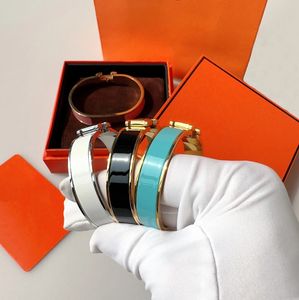 Braceuse de créateur de mode Bracelet Classic Bracelet Bracelet pour hommes et femmes 18k Gold Rose Gold Silver Tri Color Bracelet 12 mm de large taille 17/19 Bijoux de luxe