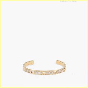 Bracelet de créateur de mode pour hommes femmes plein de diamants lettres d'or f bracelets femmes luxe amour 21090902r