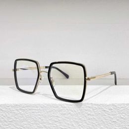 Designer de mode marque lunettes de soleil cool luxe nouvelle célébrité sur Internet avec le même cadre polyvalent artistique personnalisé de grandes lunettes pour femmes CH3466 avec boîte de logo