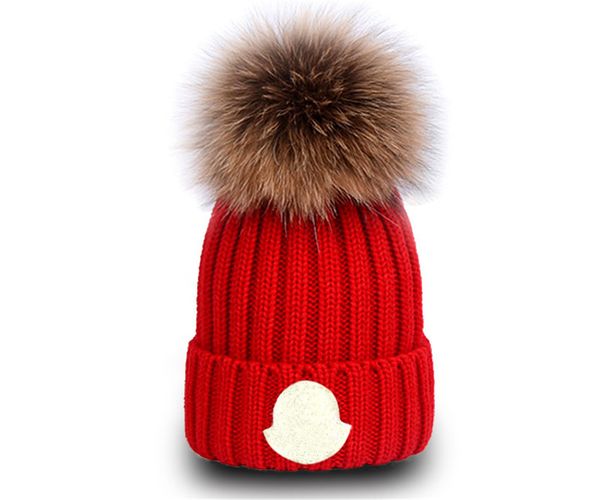 Diseñador de moda sombreros de marca Hombres y mujeres gorro otoño invierno gorro de punto térmico gorro de esquí Gorro de calavera de alta calidad Gorro cálido de lujo K-9