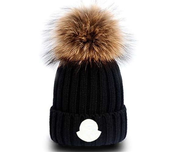 Diseñador de moda sombreros de marca Hombres y mujeres gorro otoño invierno gorro de punto térmico gorro de esquí Gorro de calavera de alta calidad Gorro cálido de lujo K-13