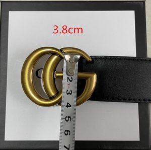 Marques de créateurs de mode Ceinture Hommes S Designers Ceintures pour Hommes Femme Ceinture 3 Style Cuir Haute Qualité 3.8cm