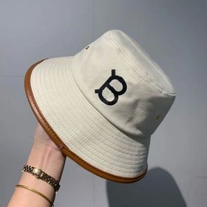 Modeontwerper petten emmer hoed icoon zijn en haar floppy opvouwbare hoeden voor mannen zonbescherming casual casquette motorkap fedora veer nieuwe brede rand