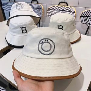 Modeontwerper petten emmer hoed icoon zijn en haar floppy opvouwbare hoeden voor mannen zonbescherming casual casquette motorkap fedora veer nieuwe honkbal pet