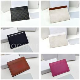 Porte-cartes de créateur de mode pour femmes, Mini portefeuilles portables avec impression 25100