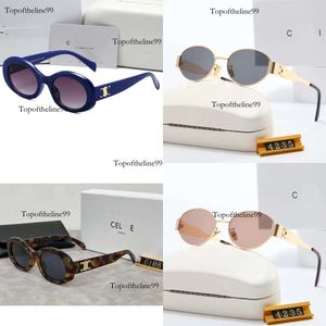 Diseñador de moda Cel Brand Men's Small Sprezed Frame Premium UV 400 Gafas de sol polarizadas con caja Edición original