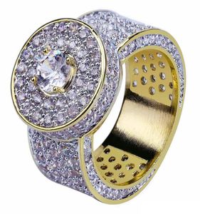 Créateur de mode anneaux classiques hommes et femmes Design de luxe 18k plaque d'or anneau de diamant complet bijoux de mode amant gi8945783