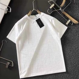 Créateur de mode T-shirt masculin du début du printemps wo manche à manche verticale Stripe solide petite petite et ronde ilbab