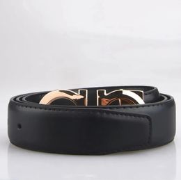 Designer Belt Fashion Buckle Geatine Leather Belt Hommes Femme Veaute Robe LETTRE CLASSIQU