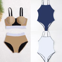 Diseñadora de moda Mujer chicas Bikini Set de cartas calientes a cuadros trajes de baño monokini