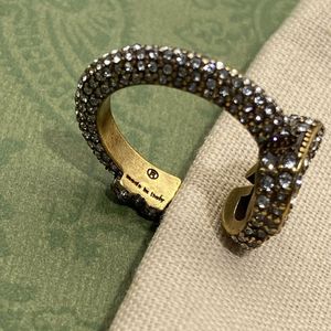 Bague en or de créateur de mode pour femmes, pierres cadeaux, fourniture de bijoux 222A