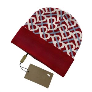 Chapeaux de créateurs de mode pour hommes et femmes, bonnet d'automne/hiver en tricot thermique, bonnet de marque, chapeau de crâne à carreaux de haute qualité, H-20