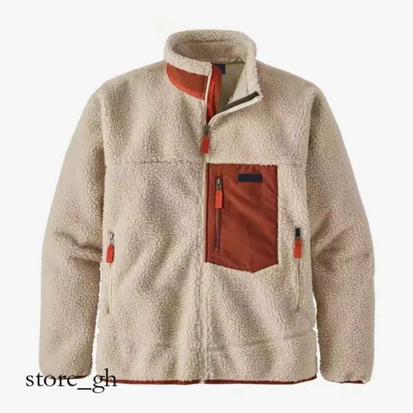 Mode Designer Vestes Hommes Polaire Pata Veste Épais Chaud Vers Le Bas Classique Rétro Automne Hiver Couple Modèles Agneau Cachemire Manteau Hommes 739