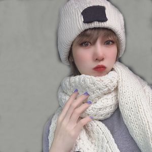 Modeontwerper dames lente herfst winter visser hoed sjaalset kasjmier gebreide letters 2022