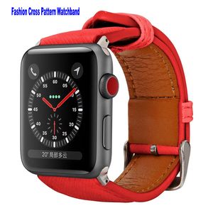 Bracelets en cuir de créateur de mode pour Apple Watch Band 38mm 40mm 41mm 42mm 44mm 45mm 49mm Top Grain Leathers Watch Thin Wristband iWatch SE 8/7/6/5/4/3/2/1 watchband