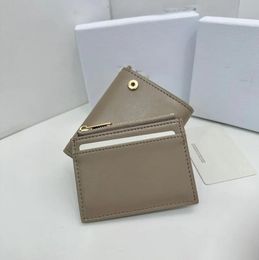 Créateur de mode portefeuilles en cuir de luxe porte-carte de crédit sacs à main deux-en-un matériel en or femmes de porte-monnaie à glissière