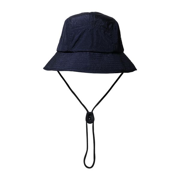 Designer de mode lettre seau chapeau pour hommes femmes casquettes pliables bleu foncé pêcheur pare-soleil chapeaux à bord avare pliant dames chapeau melon