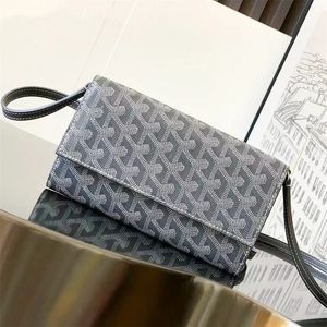 Porte-cartes Varenne Luxury Sac enveloppe de sac de bains de concepteur Bages pour femmes de voyage porte-clés Passeport Carte Pliage Plies Gen